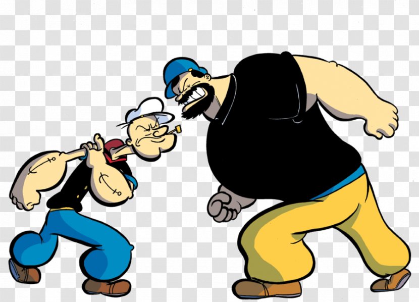 Bluto Olive Oyl J. Wellington Wimpy Popeye Village - Character - Cartoon Bully Pictures Transparent PNG