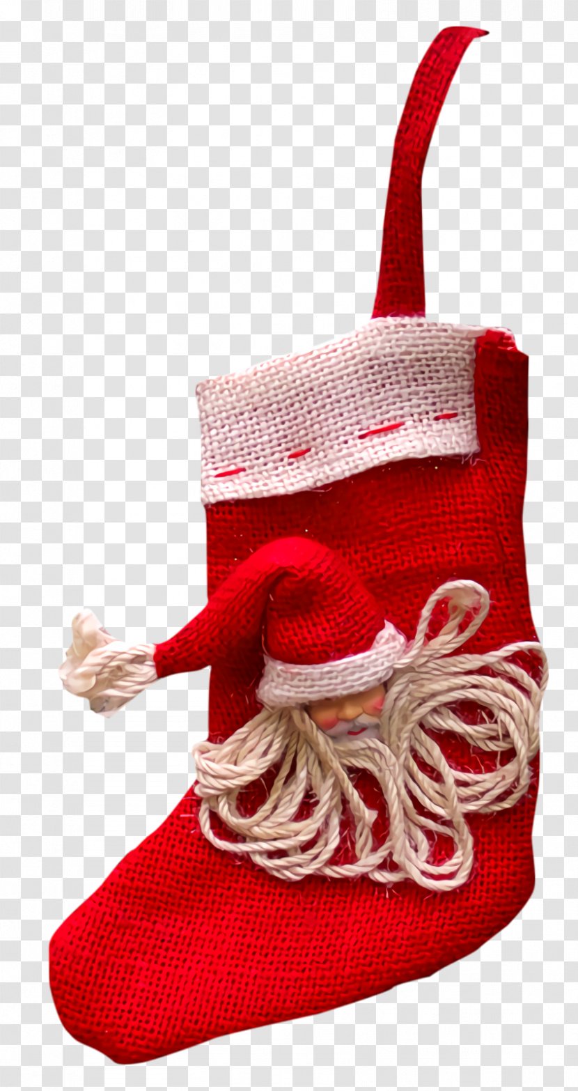 Christmas Stocking Socks - Interior Design Transparent PNG