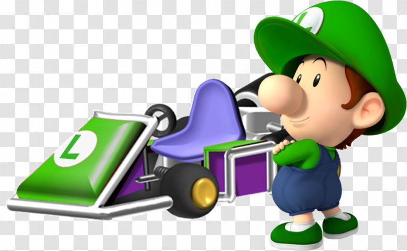 Luigi Super Mario World 2: Yoshi's Island Kart Wii Princess Peach - Video Game Transparent PNG