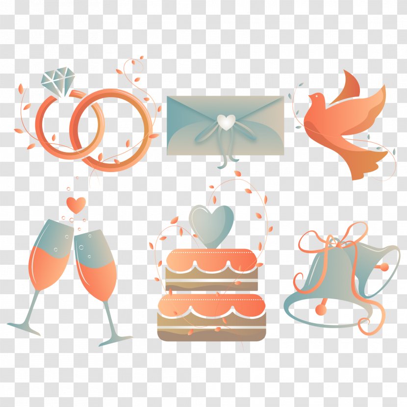 Wedding Download Icon - Creative Elements Vector Material Transparent PNG
