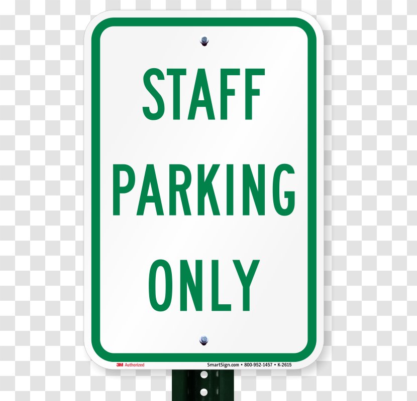 Car Park Disabled Parking Permit Disability Sign - Organization - Staff Only Transparent PNG