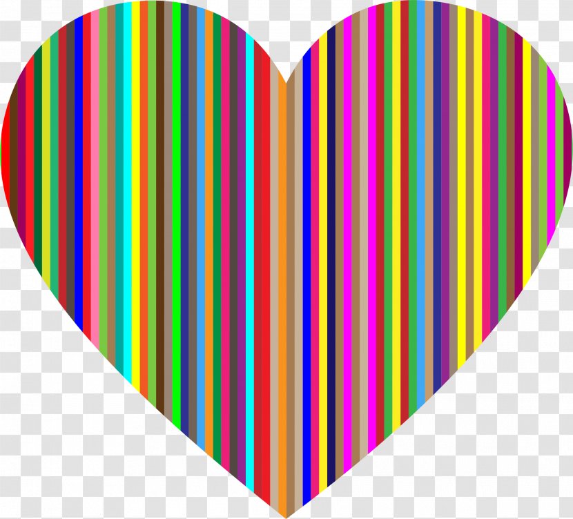 Heart Color Clip Art - Tree - Stripe Transparent PNG