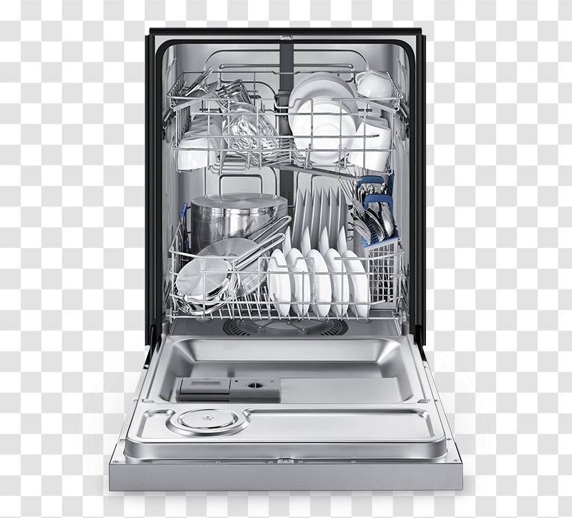 Dishwasher Samsung DW80J3020U Stainless Steel - Major Appliance - Kitchen Stove Transparent PNG