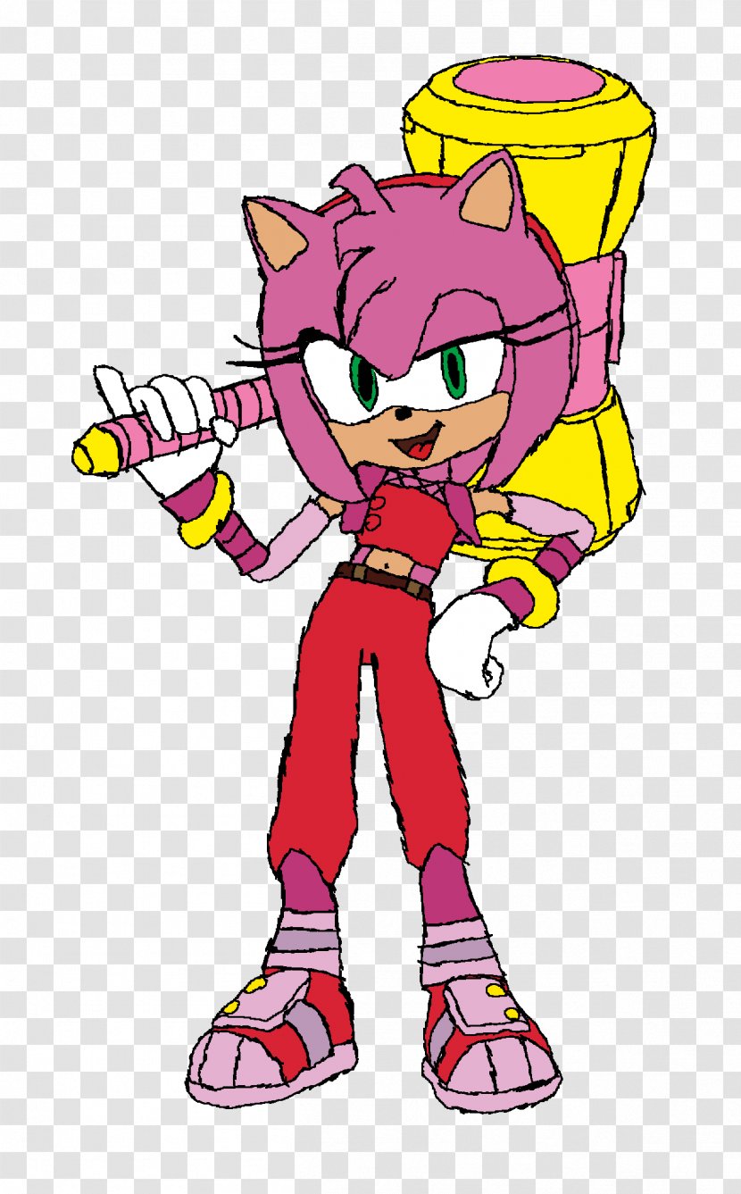 Amy Rose Shadow The Hedgehog SegaSonic Drawing - Fictional Character - Back To Future Transparent PNG