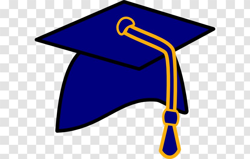 Square Academic Cap Graduation Ceremony Blue Clip Art - Yellow - Cliparts Transparent PNG