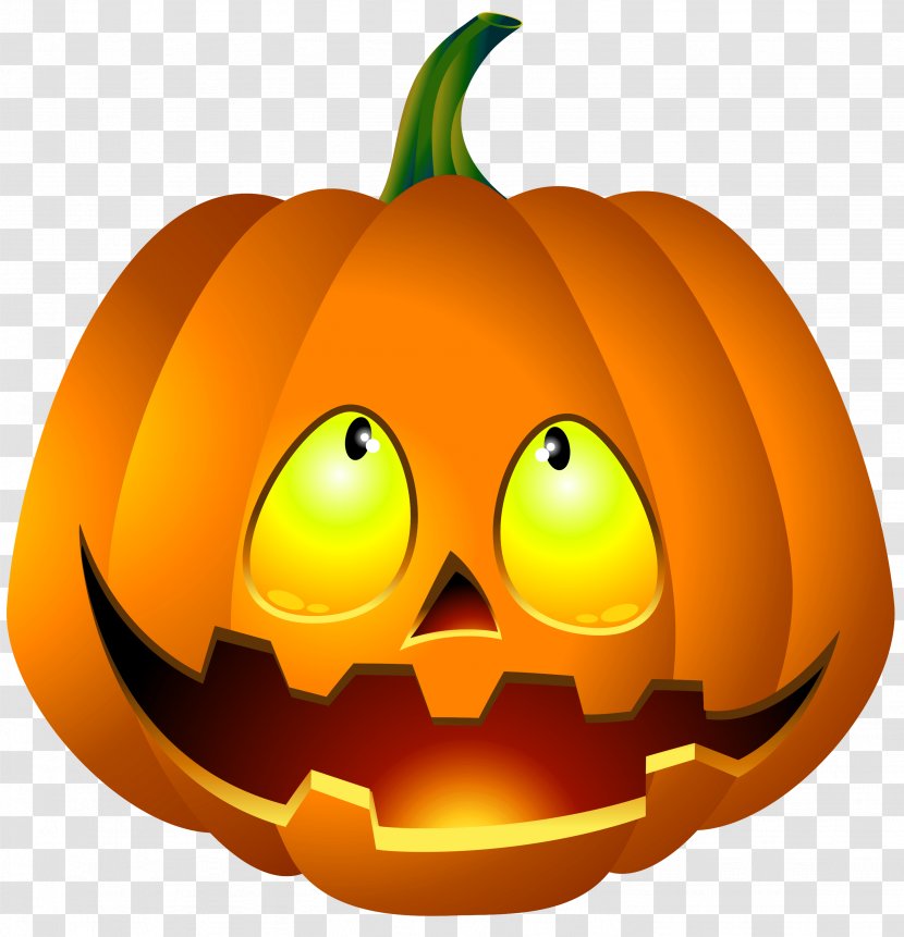 Calabaza Pumpkin Jack-o'-lantern Halloween Clip Art - Squash - Carton Transparent PNG