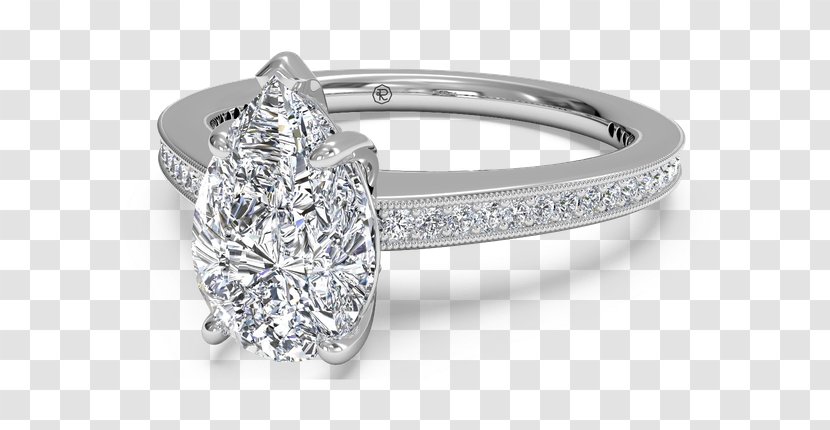 Engagement Ring Wedding Diamond - Carat - Platinum Transparent PNG