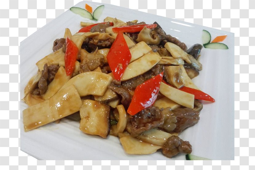 Vegetarian Cuisine American Chinese Caponata Of The United States - Miscellaneous Mushroom Fried Beef Transparent PNG