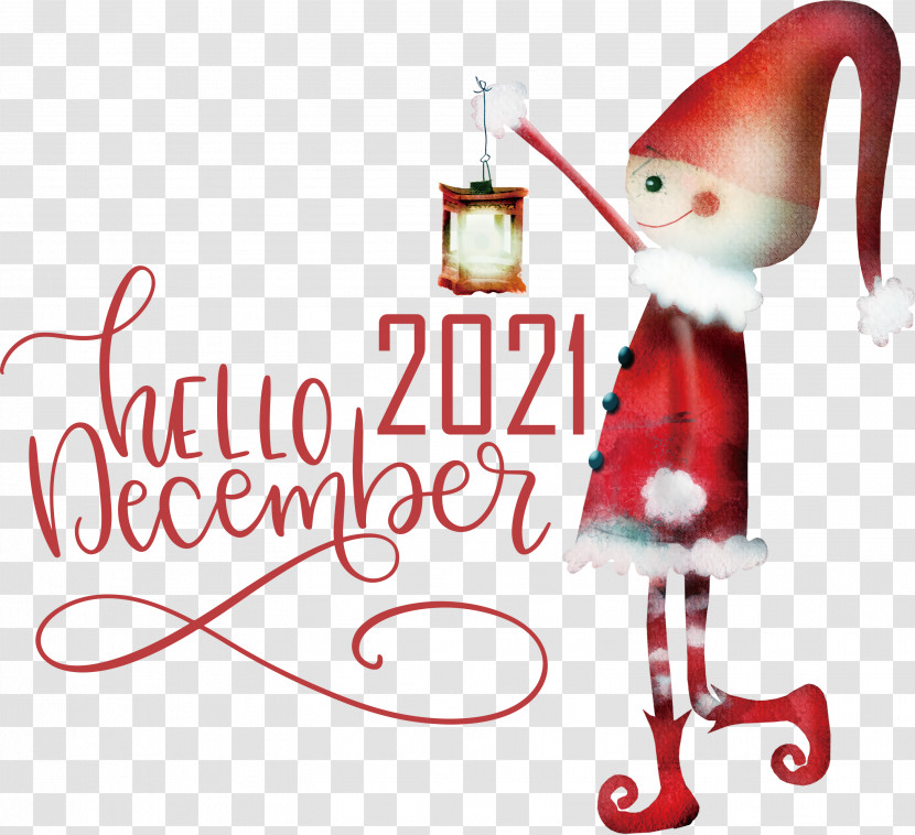 Hello December December Winter Transparent PNG