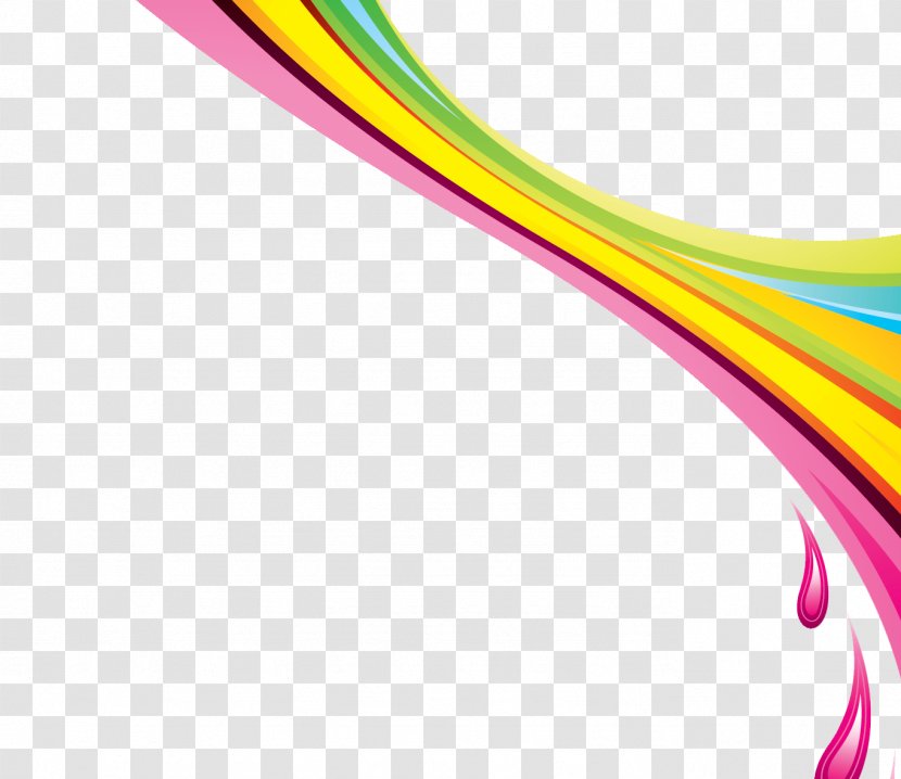 Festival Ribbon - Magenta - Holiday Ribbons Transparent PNG