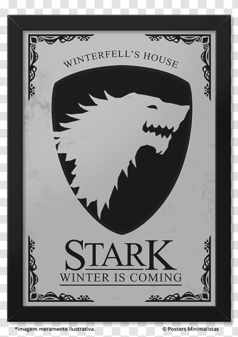 Daenerys Targaryen House Stark Winter Is Coming Television Show Fernsehserie - Game Of Thrones Logo Transparent PNG