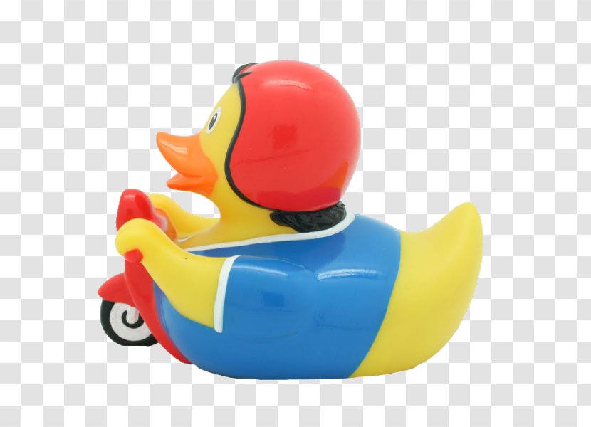 Rubber Duck Vespa GTS Scooter - Water Bird Transparent PNG