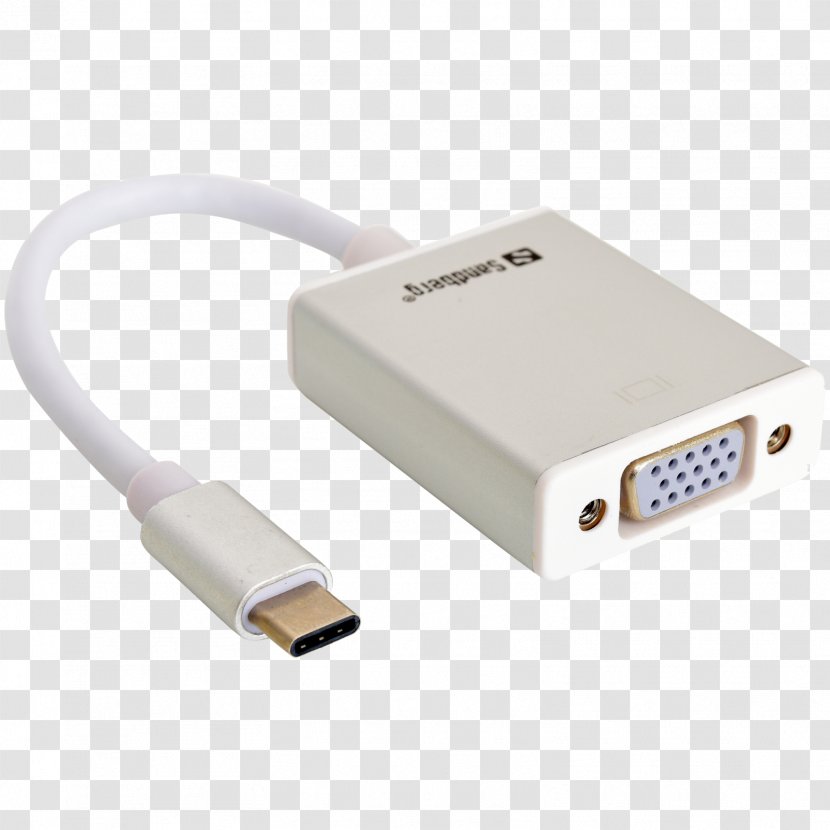 HDMI Adapter Electrical Cable USB 3.0 VGA Connector - Hardware Transparent PNG