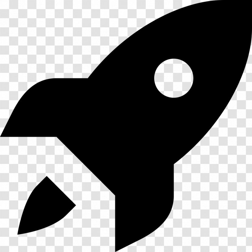 Rocket Launch Spacecraft Pad Clip Art - Black - Rockets Transparent PNG