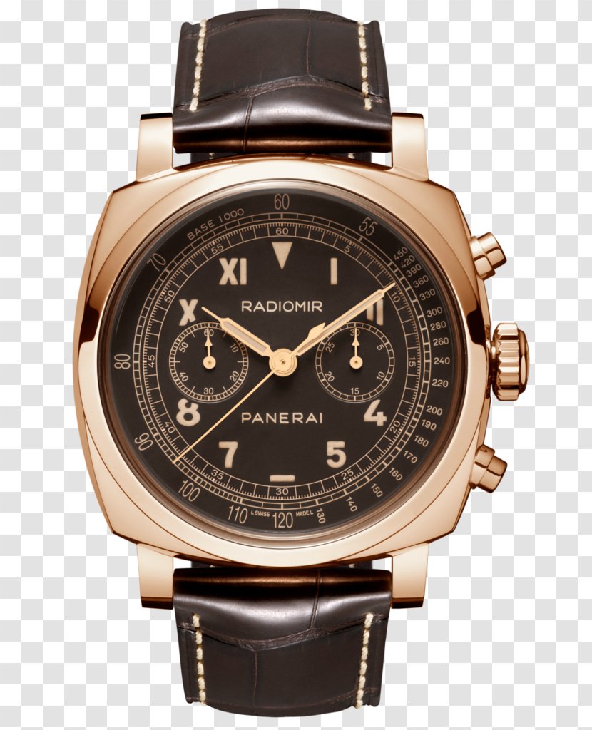 Panerai Men's Luminor Marina 1950 3 Days Radiomir Chronograph Watch - Strap - Mens Transparent PNG