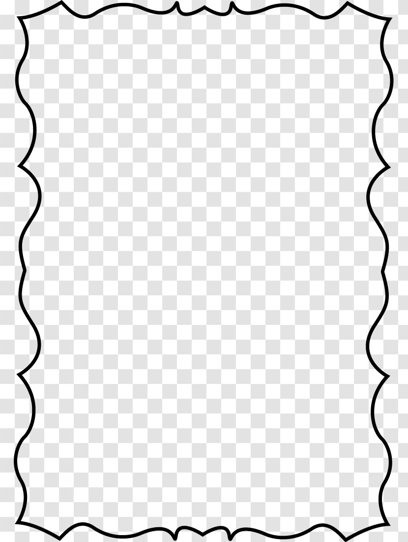 Borders And Frames Clip Art - Point - Squiggle Cliparts Transparent PNG