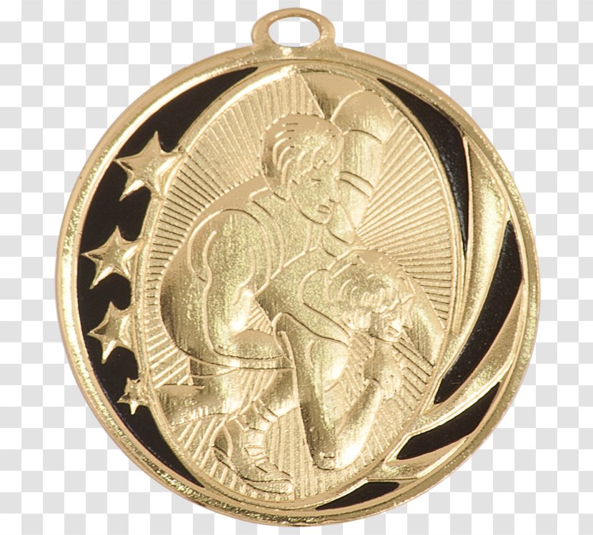 Gold Medal Award Trophy Bronze - Metal Transparent PNG