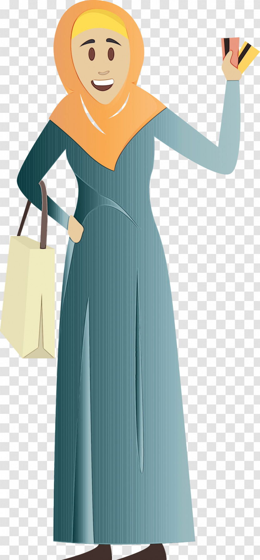 Clothing Dress Turquoise Blue Teal Transparent PNG
