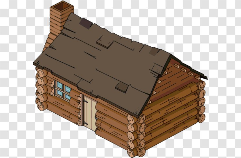 Lumber Log Cabin Wood Stain Hut - Design Transparent PNG