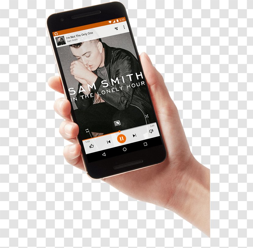 Chromecast Audio Mobile Phones Google Cast Handheld Devices - Hand Speaker Transparent PNG