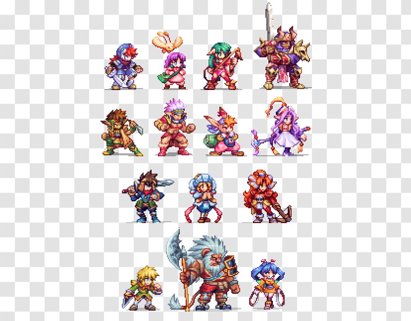 Pixel Art Grandia Game - Chrono Trigger Transparent PNG