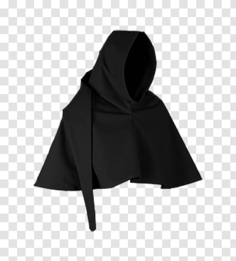 Outerwear Neck Black M Transparent PNG