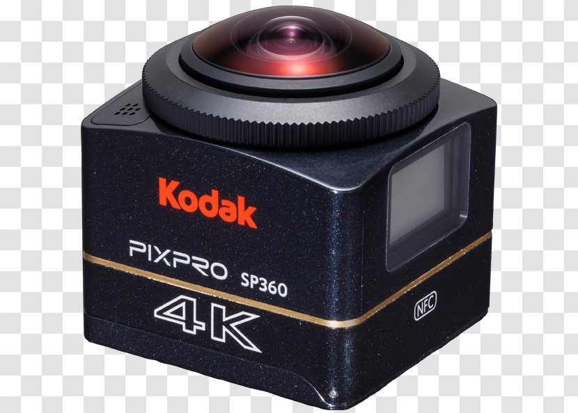 Kodak Camera Lens Samsung Gear 360 4K Resolution Transparent PNG