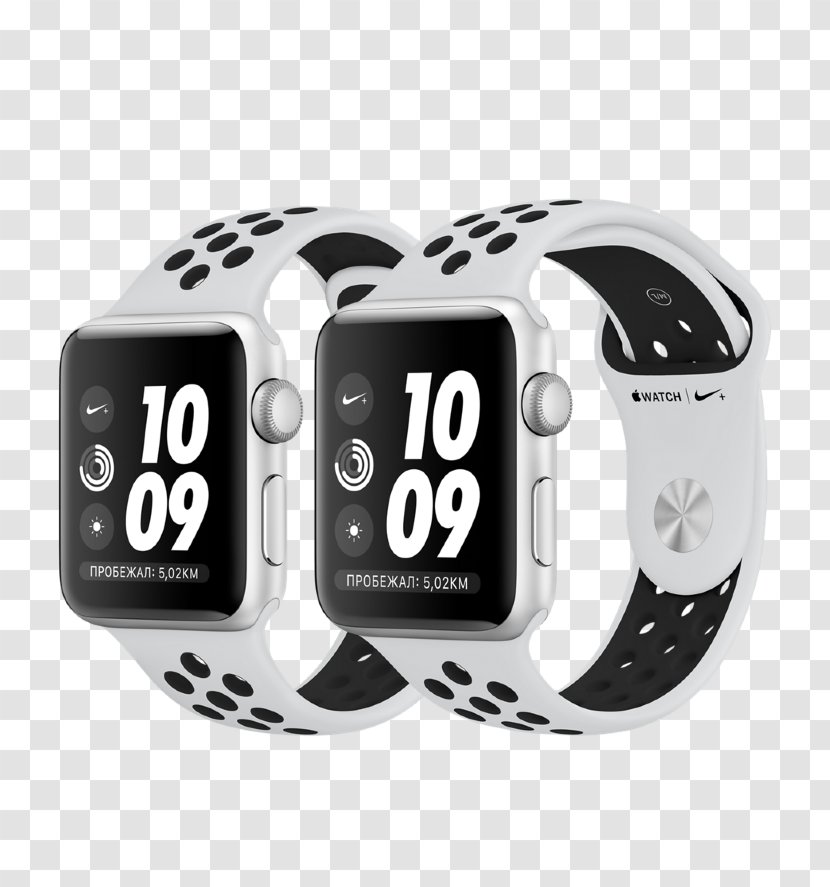 Apple Watch Series 3 Nike+ - 42mmGPSSpace Gray Aluminum CaseAnthracite/Black Nike Sport BandNike Transparent PNG