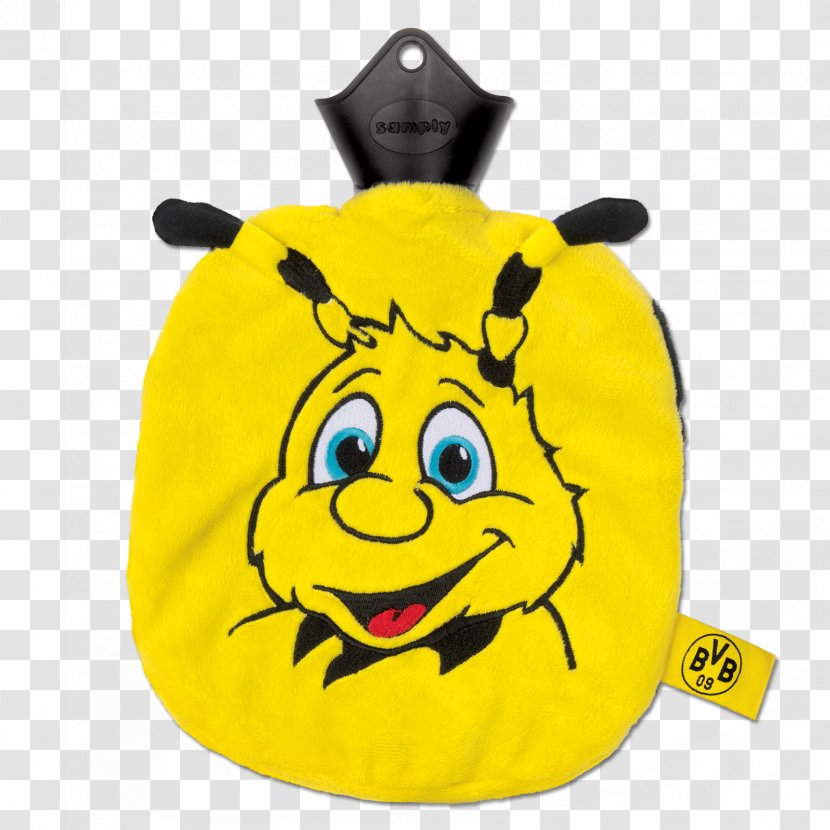 Borussia Dortmund Hot Water Bottle Mascot Stuffed Animals & Cuddly Toys - Yellow - Shinji Kagawa Transparent PNG