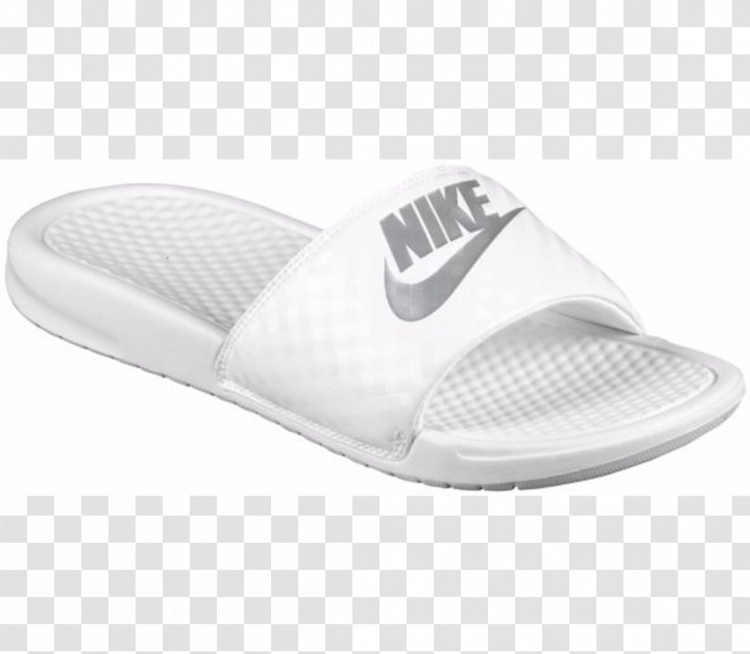 Slipper Slide Flip-flops Nike Sandal - White Transparent PNG