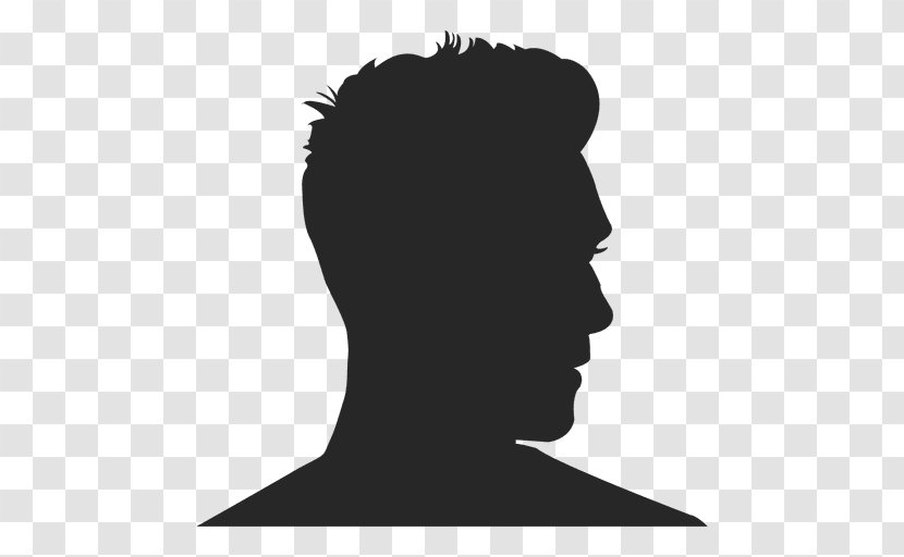 Silhouette Clip Art - Face - Male Vector Transparent PNG