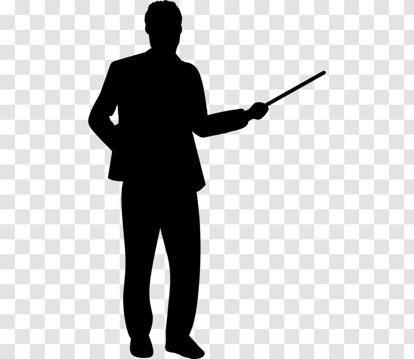 School Silhouette - Professor - Standing Transparent PNG