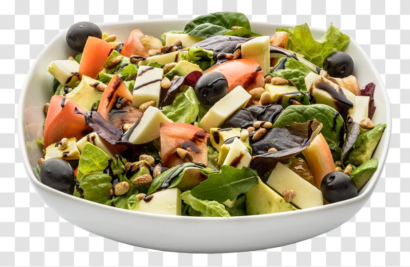 Greek Salad Israeli Spinach Fattoush Vegetarian Cuisine - Food Transparent PNG
