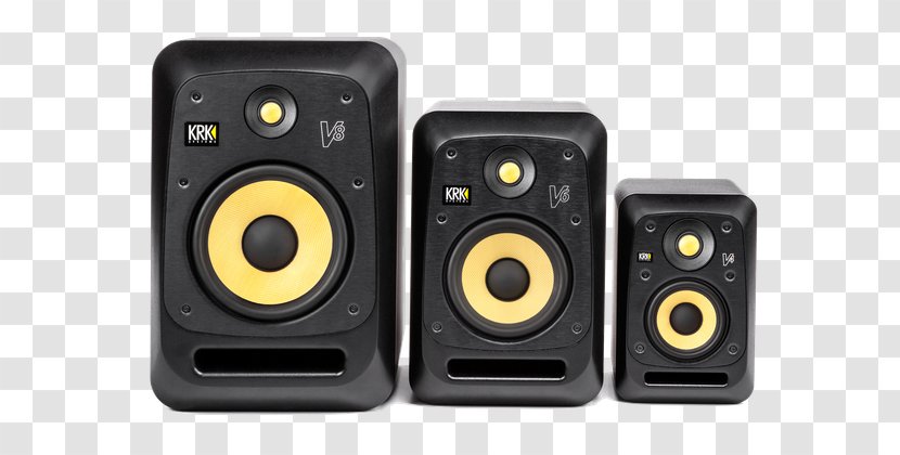 Loudspeaker Studio Monitor KRK KNS 8400 Headphones 6400 - Computer Monitors - Speaker Transparent PNG