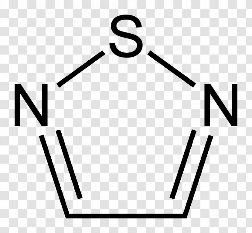 Thiadiazoles 1,3-Dimethyl-2-imidazolidinone Solvent In Chemical Reactions Pyrazole - Heterocyclic Compound - Skeleton Transparent PNG