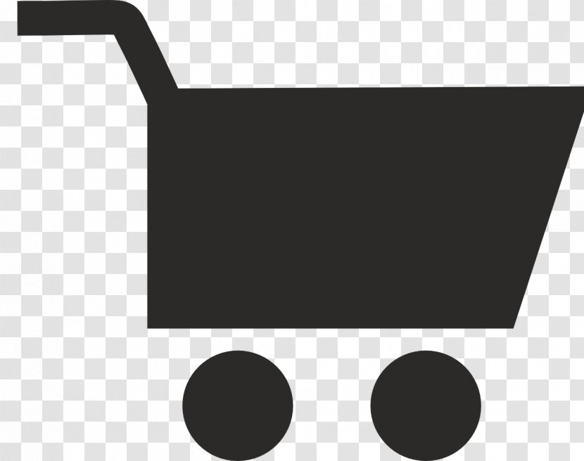 Shopping Cart WordPress - Black And White Transparent PNG
