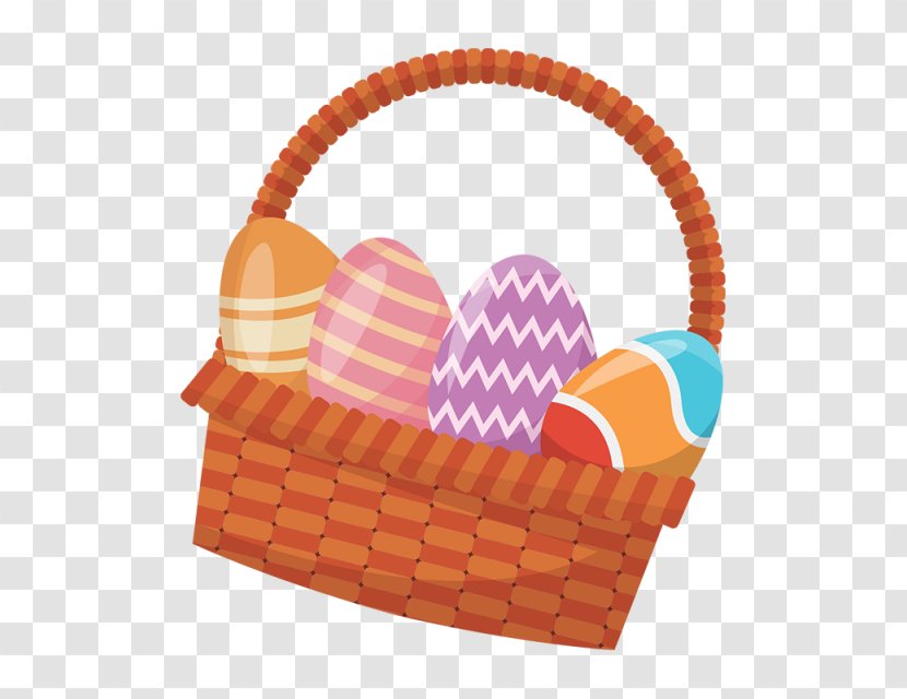 Easter Bunny Basket Clip Art Rabbit - Orange - Festival Transparent PNG