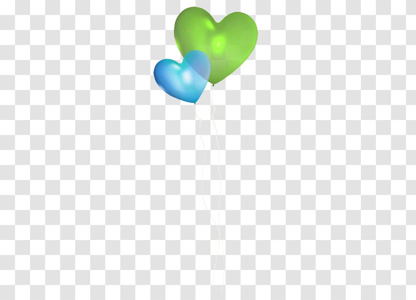 Balloon Turquoise - Heart Transparent PNG
