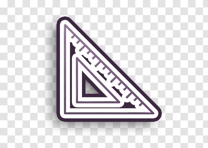 Control Icon Measure Ruler - Logo - Triangle Transparent PNG
