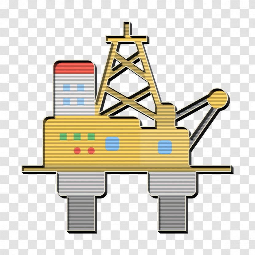 Global Warming Icon Oil Icon Oil Rig Icon Transparent PNG