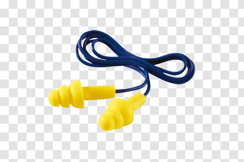 Earplug Earmuffs Ear Canal Hearing Protection Device - Yellow Transparent PNG