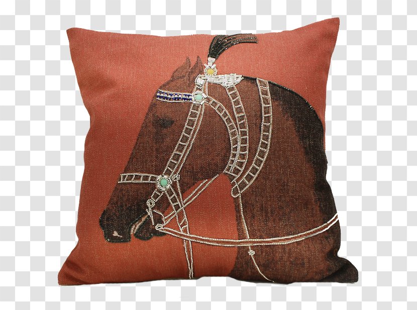 France Throw Pillow Cushion Dakimakura - Textile - Vintage Horse Transparent PNG