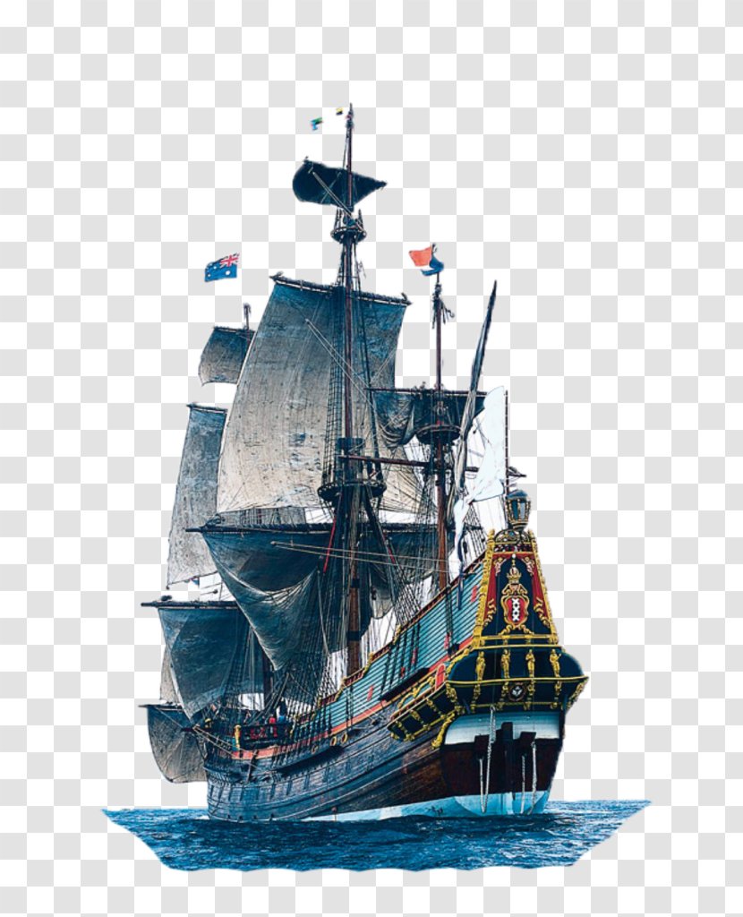 Amsterdam Elizabethan Ship Batavia Dutch East India Company - Frame Transparent PNG