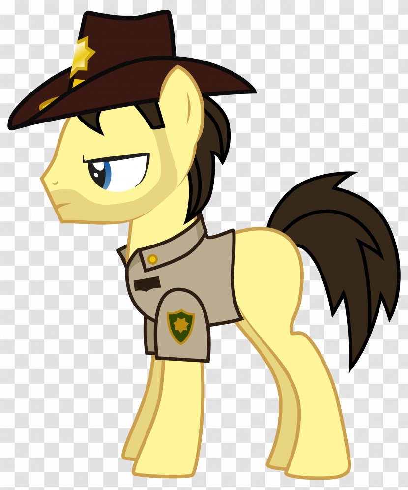 My Little Pony Rick Grimes Daryl Dixon Michonne - Cartoon Transparent PNG