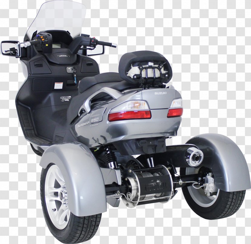 Suzuki Scooter Motorized Tricycle Motorcycle - Wheel Transparent PNG
