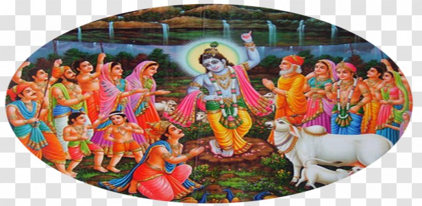 Krishna Janmashtami Govardhan Hill Hanuman Vishnu Purana - Puja Transparent PNG