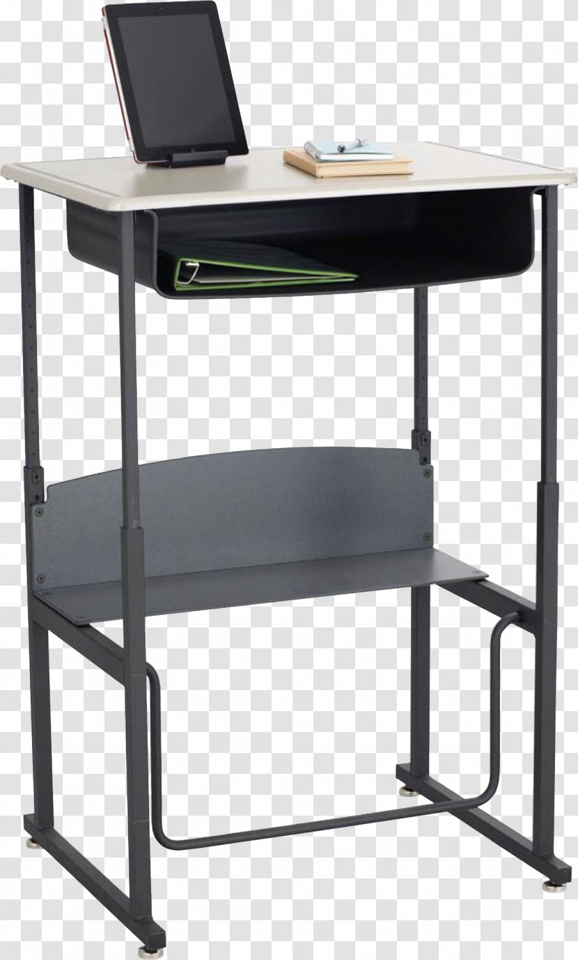 Standing Desk Sit-stand Chair - Carteira Escolar Transparent PNG