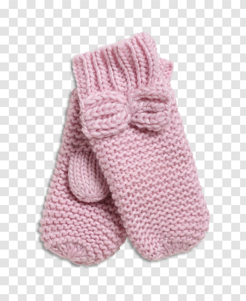 Shoe Pink M Glove Wool Sock - Woolen - Childrens Height Transparent PNG