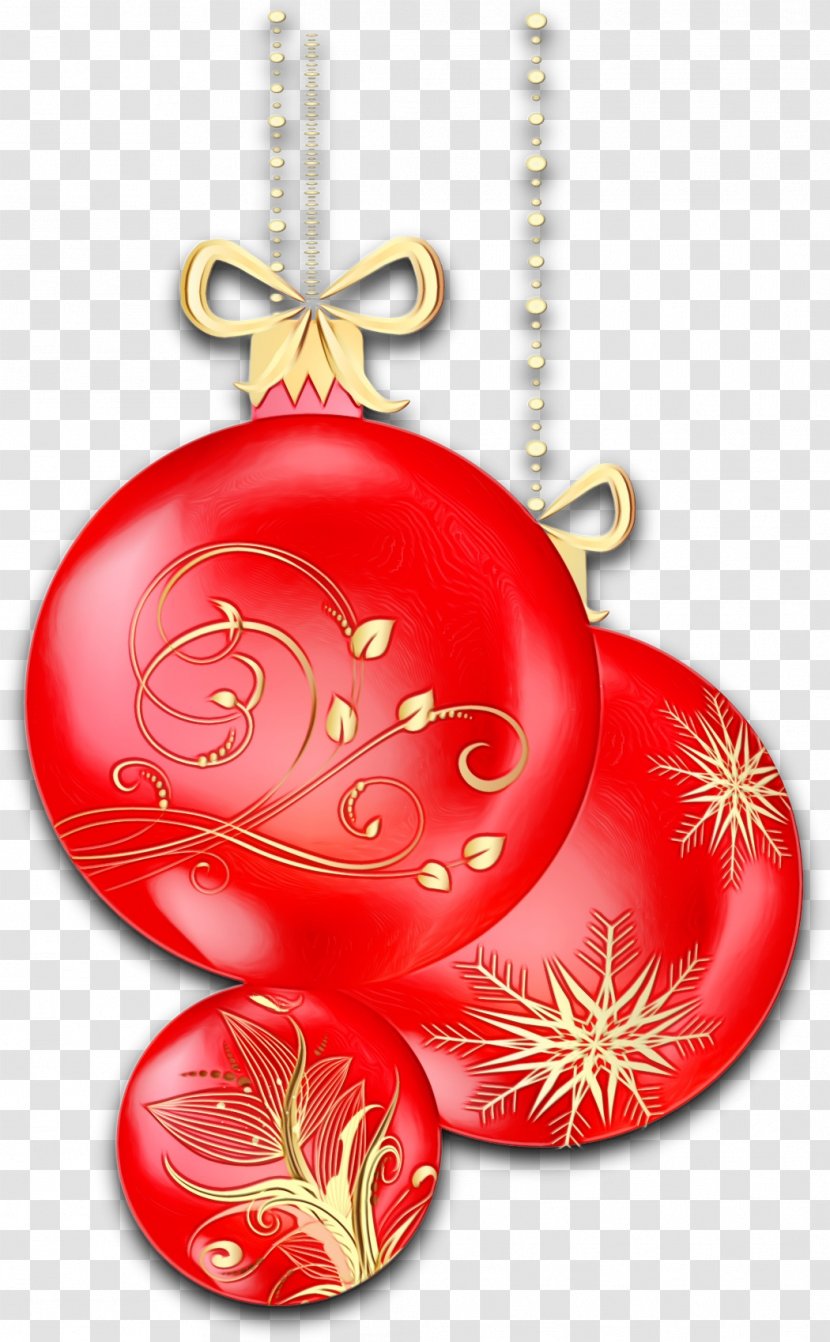 Red Christmas Tree - Ornament - Interior Design Locket Transparent PNG