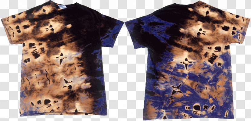 T-shirt Tie-dye Fur Clothing Sleeve - Tiedye - Fine Dividing Line Transparent PNG